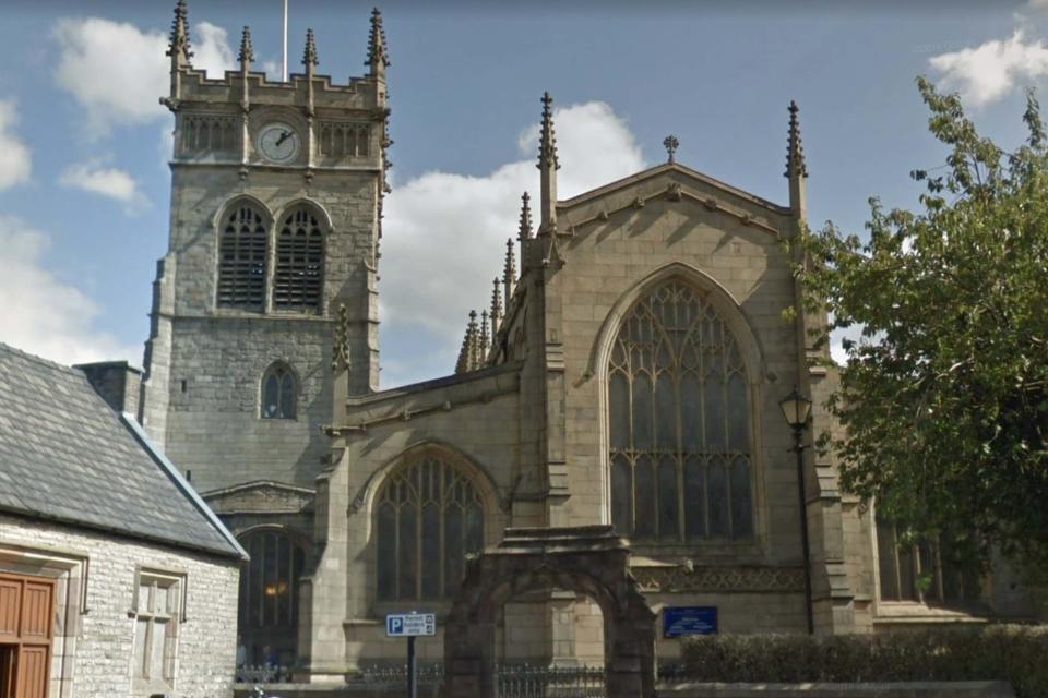 The incident took place outside Wigan Parish Church (Google Maps)