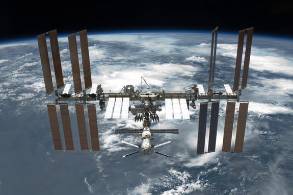 Microbes survived on the exterior of the International Space Station for nearly two years, if their UV radiation was limited or eliminated.