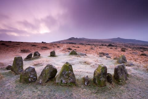 One of Dartmoor's stone circles - Credit: GETTY