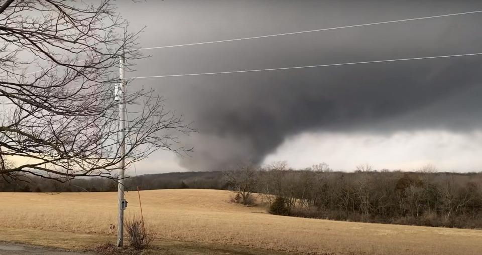 An EF-4 on the six-level (EF0-EF5) Enhanced Fujita scale hit Winterset, IA on March 5, 2022. Seen from PepperHarrow Farm, the tornado was one of the deadliest in Iowa's history.