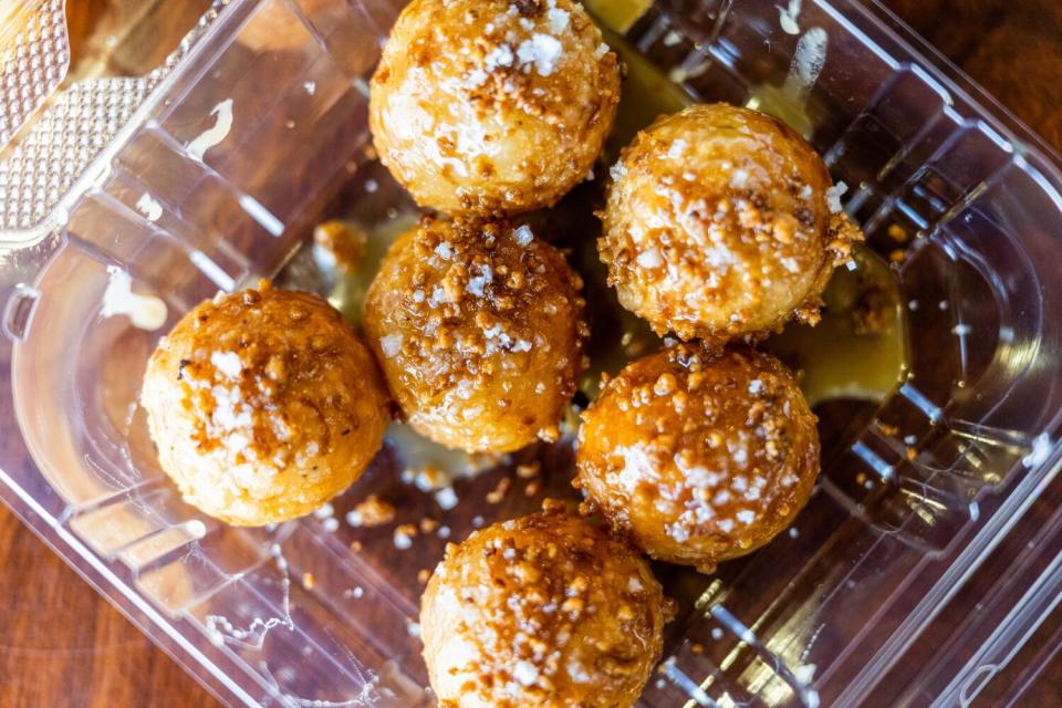 The Karioka, coconut mochi fritters from Milkfish Bakeshop.