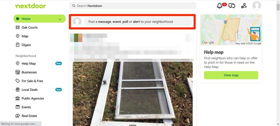 How to post to Nextdoor 1