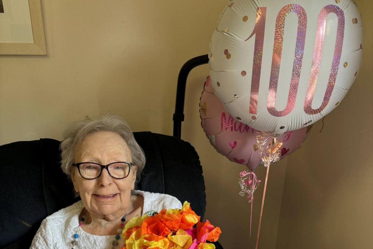 Pearl celebrates her 100th birthday <i>(Image: Hempton Field)</i>