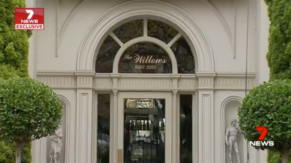 The Melbourne wedding venue abruptly closed on Friday evening. Source: 7News