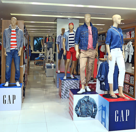 A look at the Gap India store. Image: Gap