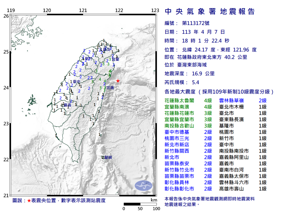 （圖取自中央氣象署網站）