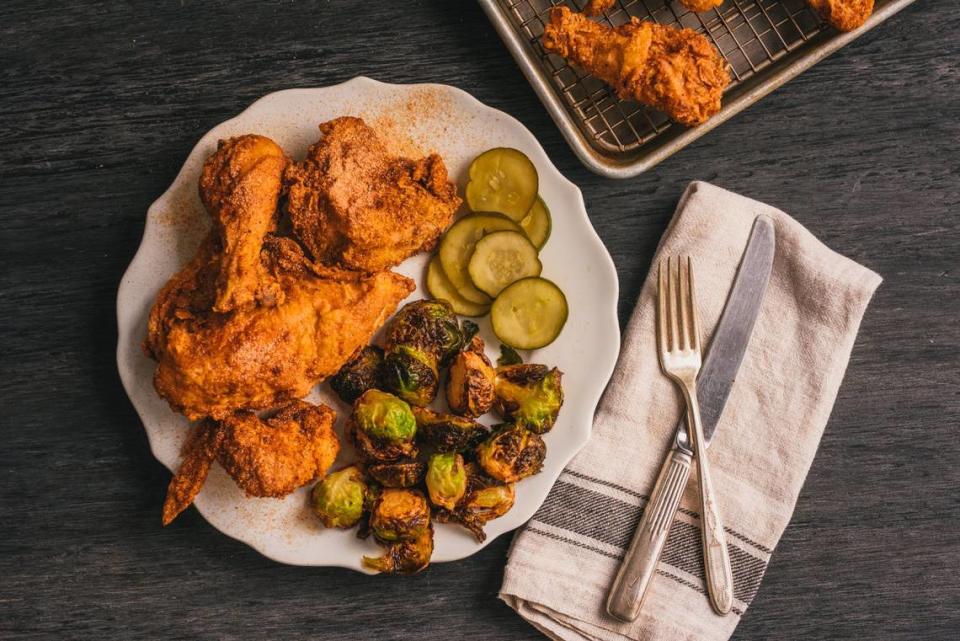 Tupelo Honey Southern Kitchen serves dusted fried chicken and other Southern treats.