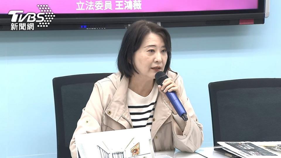 國民黨立委王鴻薇。（圖／TVBS）