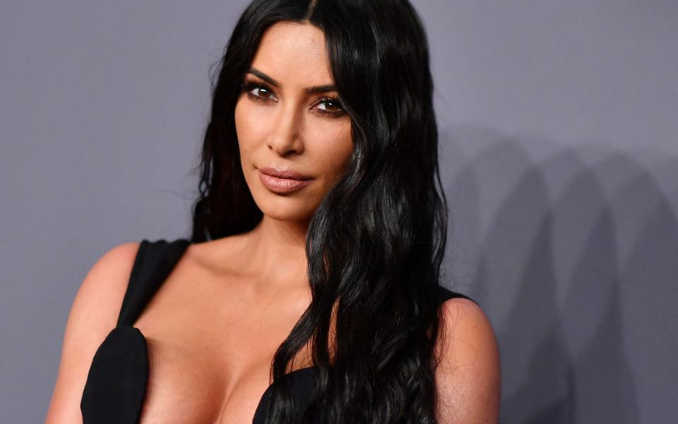 US-ARTS-CELEBRITY-CRIME-KARDASHIAN Original description: (FILES) In this file photo taken on February 6, 2019, US media personality Kim Kardashian West arrives to attend the amfAR Gala in New York. - Kim Kardashian found herself caught up in an unlikely international art smuggling row  - AFP
