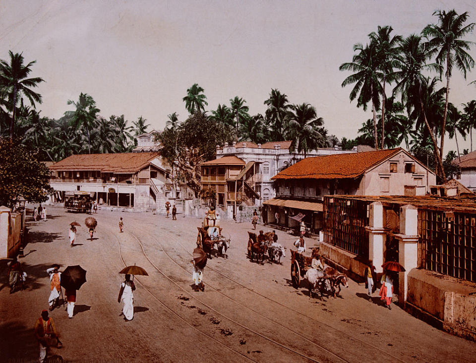 Girgaum Road in Bombay