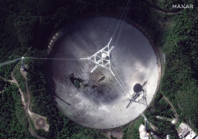 El telescopio de Arecibo en Puerto Rico