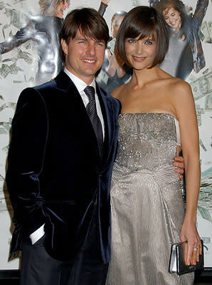 Tom Cruise and Katie Holmes at the Los Angeles premiere of Overture Films' Mad Money