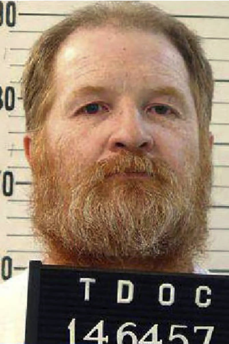 This undated photo released by the Tennessee Department of Corrections, shows Harold Nichols in Tennessee. Nichols, who killed Lisette Monroe’s sister, Karen Pulley, more than 30 years ago, was scheduled to be executed earlier this summer. But due to challenges caused by the coronavirus pandemic, Tennessee's Republican governor delayed his execution. Monroe says the decision was another heartbreaking blow in dealing with the loss of her only sister. (Tennessee Department of Corrections via the Chattanooga Free Press via AP)