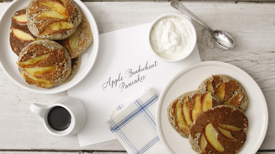 Apple-Buckwheat Pancakes