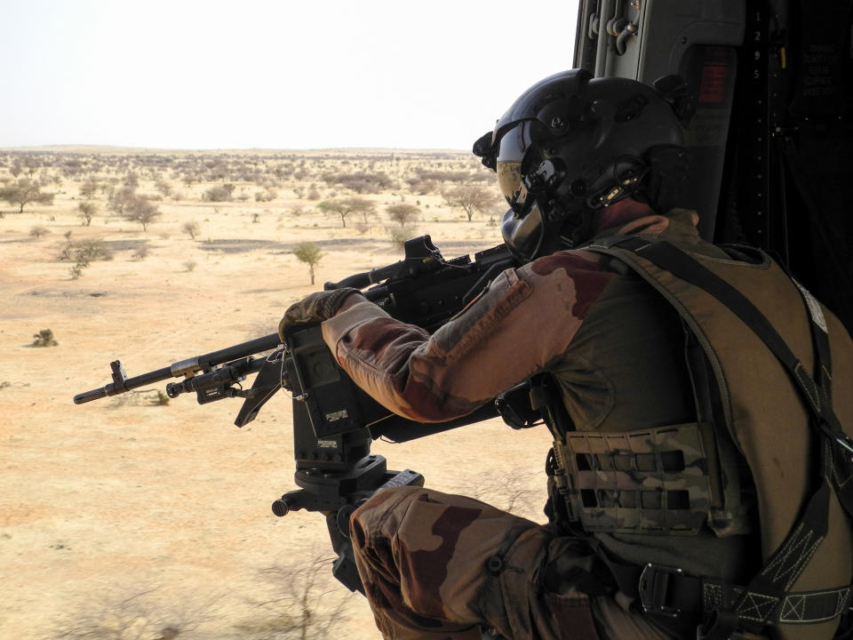 Französischer Soldat im Einsatz in Mali 2019 (Bild: Daphné BENOIT / AFP)