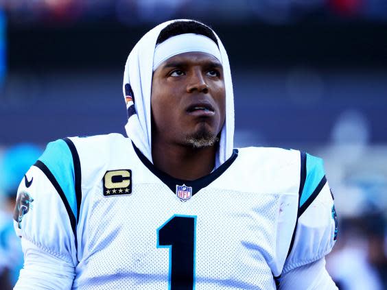 NFL star Cam Newton’s released into free agency was partly related to social distancing measures (Getty)