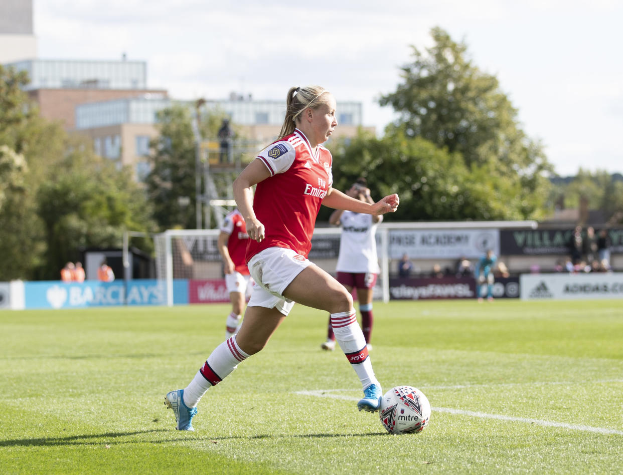 Beth Mead scored a hat-trick for Arsenal 