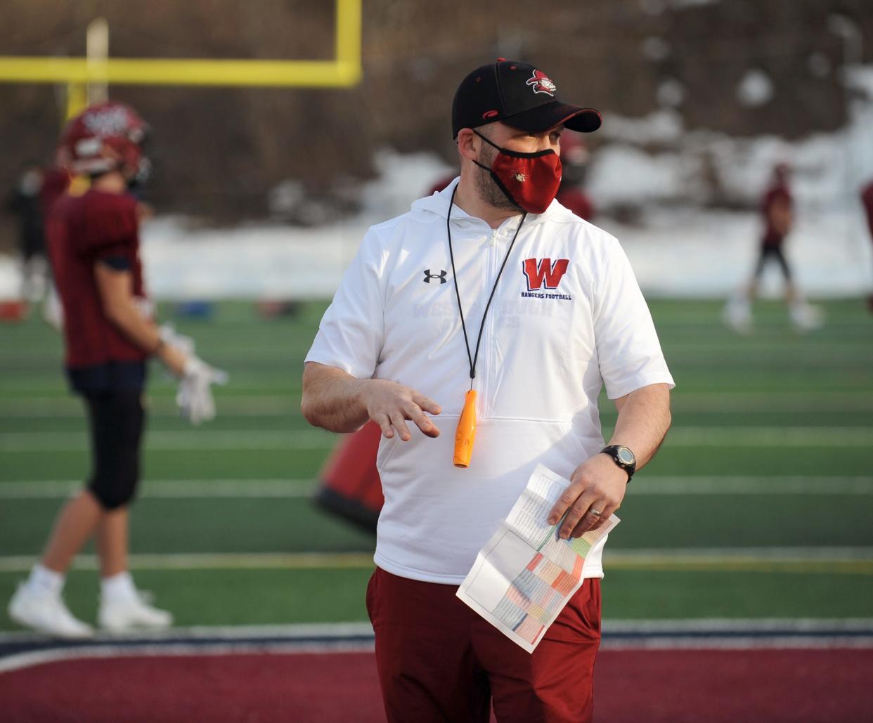 Westborough football coach Joe Beveridge coached with Phil Marchegiani at Marian High for seven years.