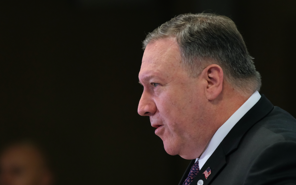 <em>Secretary of State Mike Pompeo gave no details as to how the Trump administration made their decision (Getty)</em>