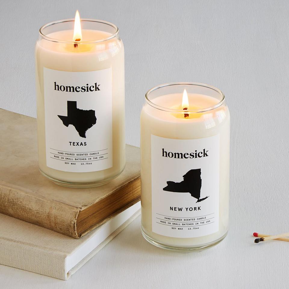 <p><a href="https://go.redirectingat.com?id=74968X1596630&url=https%3A%2F%2Fwww.uncommongoods.com%2Fproduct%2Fhomesick-candles&sref=https%3A%2F%2Fwww.womansday.com%2Flife%2Fg32383214%2Fcheap-graduation-gifts%2F" rel="nofollow noopener" target="_blank" data-ylk="slk:Shop Now;elm:context_link;itc:0;sec:content-canvas" class="link ">Shop Now</a></p><p>Homesick Candles</p><p>$34.00</p><span class="copyright">Uncommon Goods</span>