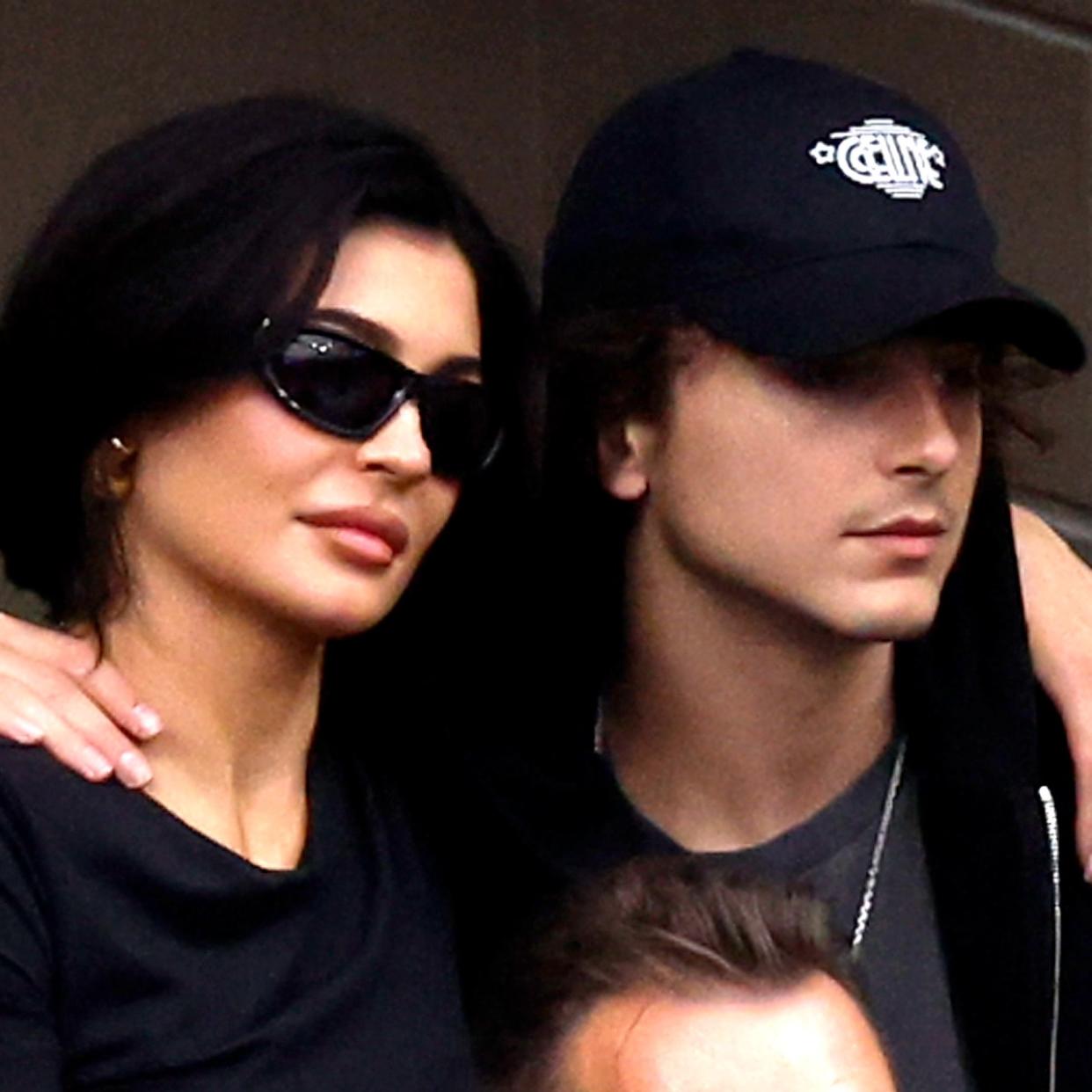  Kylie Jenner and Timothee Chalamet at the U.S. Open 