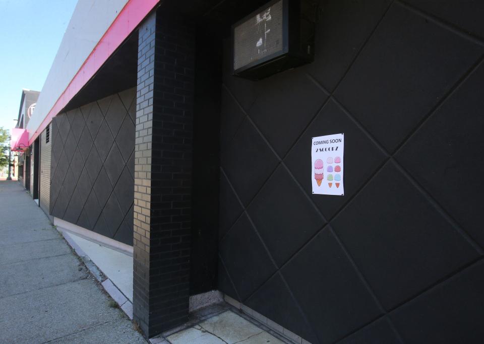 The future 2 Scoopz Ice Cream Shop as viewed from Fifth Street NW in Canton.