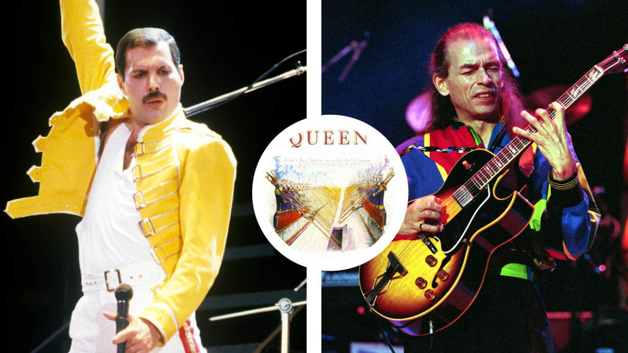  Freddie Mercury and Steve Howe 