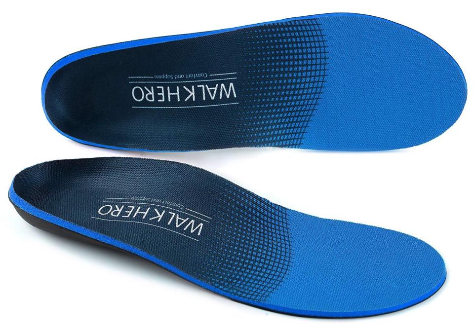 WalkHero Plantar Fasciitis Feet Insoles. (Photo: Amazon)