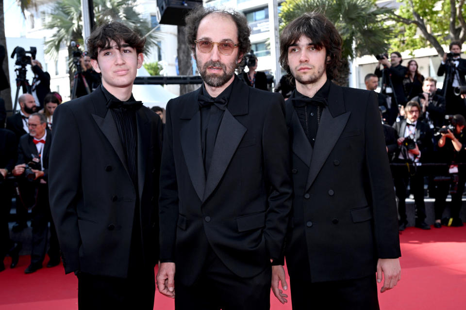 Le compagnon et les deux fils d'Élodie Bouchez à Cannes