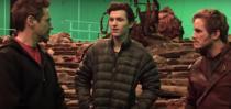 <p>Robert Downey Jr, Tom Holland, and Chris Pratt on the set of <em>Avengers: Infinity War. </em>(Photo: <a rel="nofollow noopener" href="https://www.omaze.com/experiences/robert-downey-jr-avengers-set-visit" target="_blank" data-ylk="slk:Omaze;elm:context_link;itc:0;sec:content-canvas" class="link ">Omaze</a>) </p>