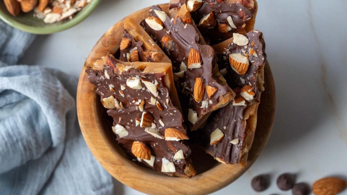 Dark Chocolate Crispy Toffee