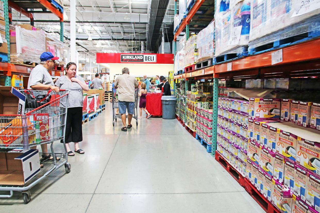 aisle at costco