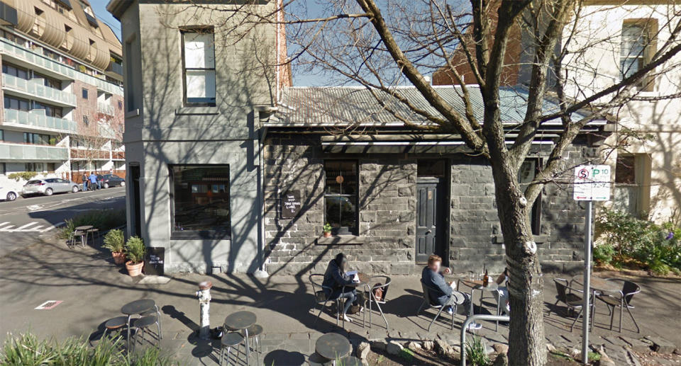Napier Quarter will no longer sell takeaway coffees, instead urging customers to take five minutes and enjoy it at their Fitzroy store. Image: Google Maps