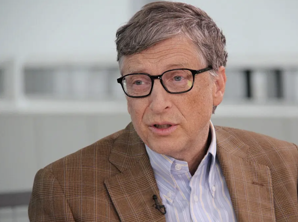 Bill Gates spielt gerne Pickleball, eine Mischung aus Tennis, Badminton und Tischtennis. - Copyright: Getty Images