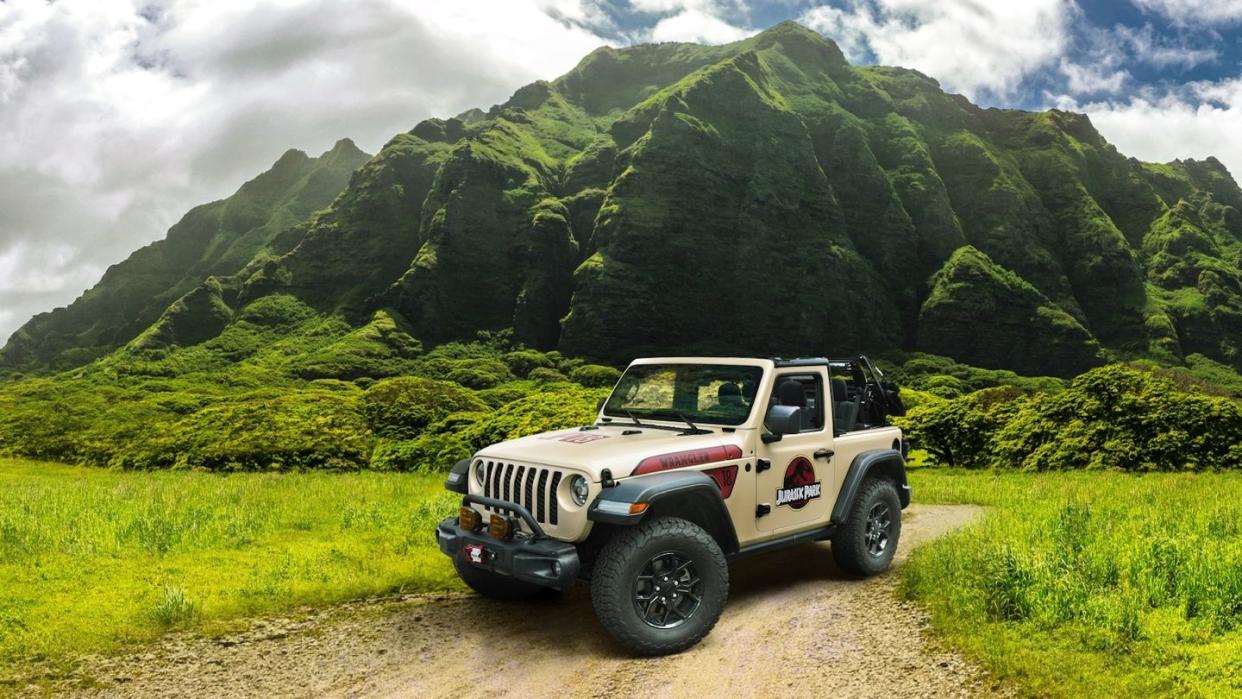 jeep wrangler jurassic park package