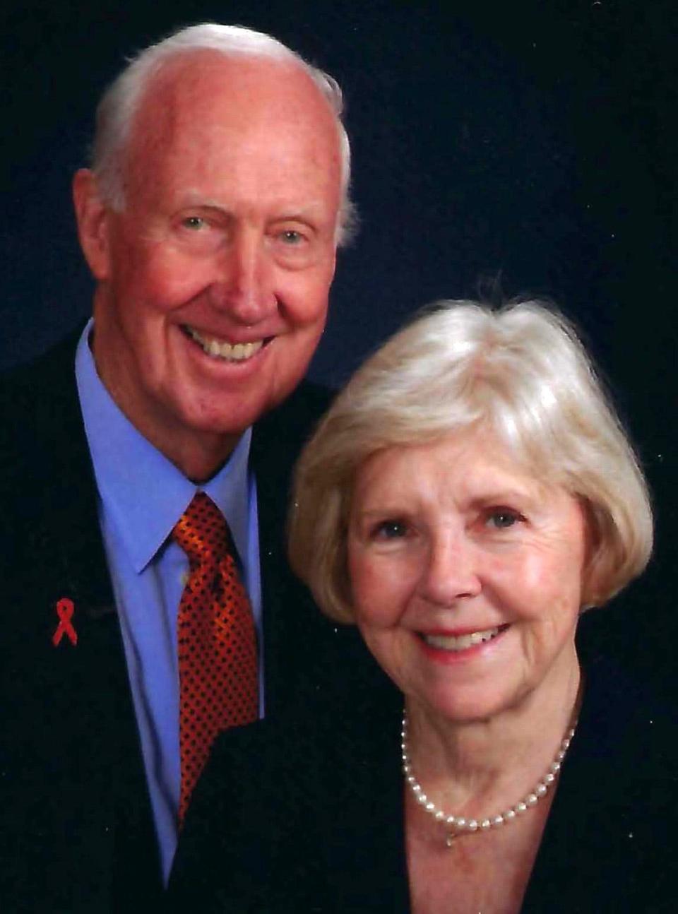 Oklahoma Higher Education Hall of Fame 2024 inductees Jim and Ann Halligan