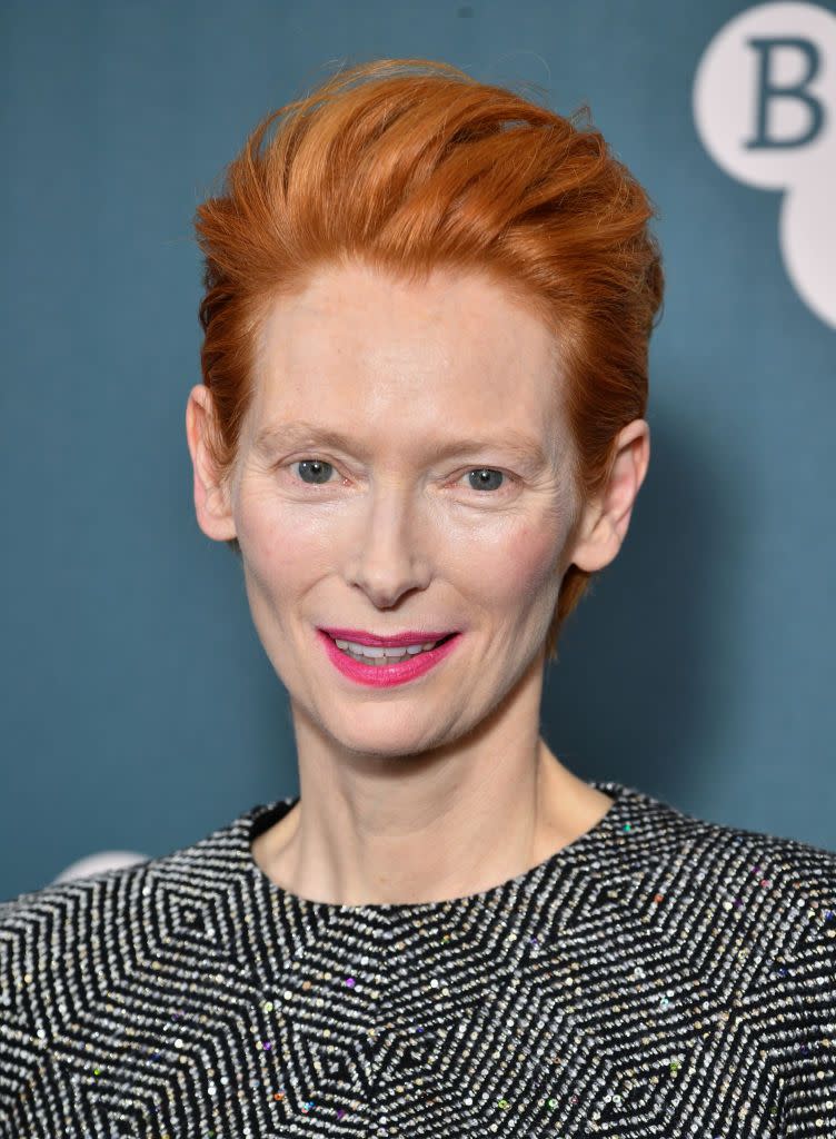 short haircuts for older women tilda swinton