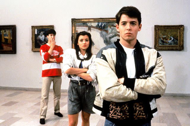 Everett Collection From left: Alan Ruck, Mia Sara, and Matthew Broderick in 'Ferris Bueller's Day Off'