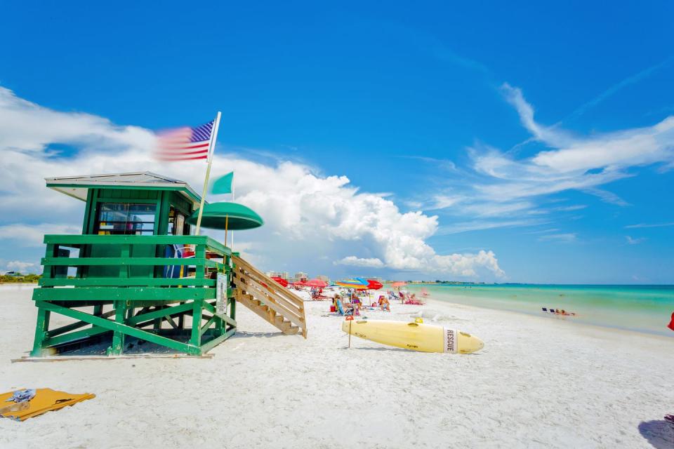 siesta key beach at sarasota, florida, usa