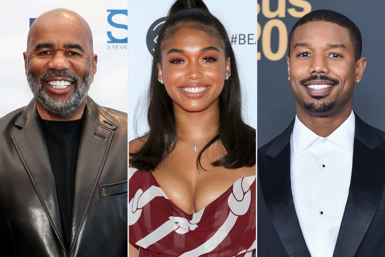 Steve Harvey, Lori Harvey, Michael B. Jordan