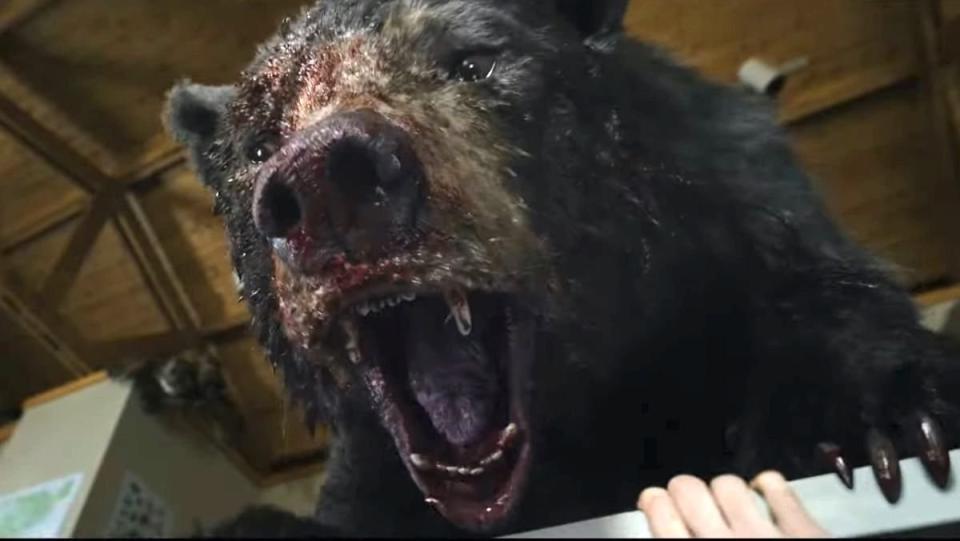 Cocaine Bear trailer reveals a high, blood thristy bear