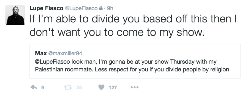 Last night, Lupe argued with fans on Twitter after using the phrase “dirty Jewish execs” in a new track.