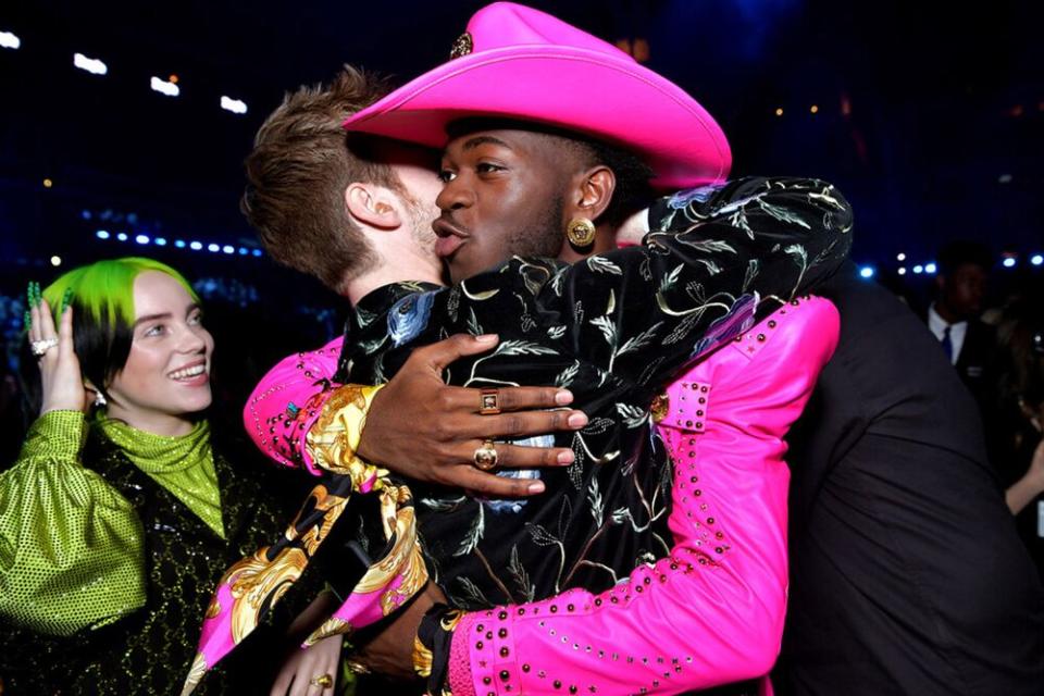 Lil Nas X, Finneas O'Connell, Billie Eilish | Emma McIntyre/Getty Images