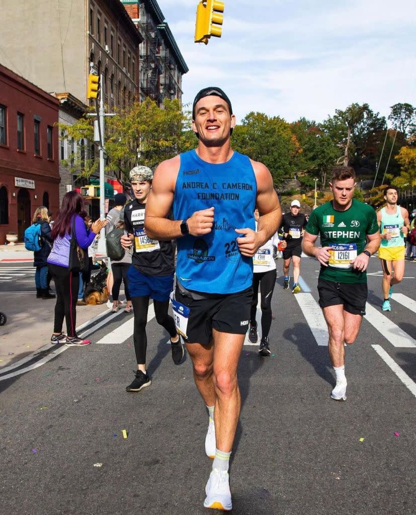 The former Big Apple resident has plans to run the NYC Marathon again this fall. Instagram @tylerjcameron