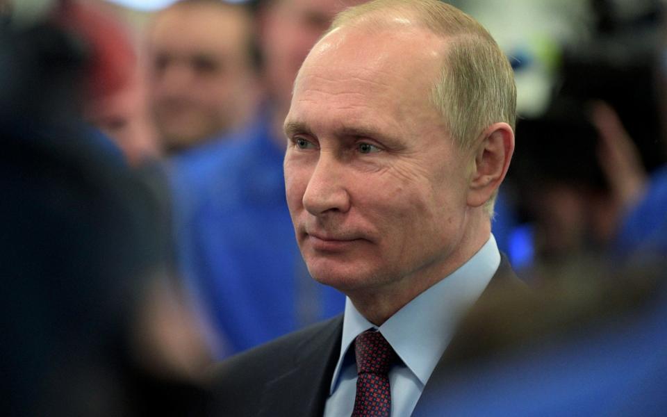 Russian President Vladimir Putin opened the arctic gas project last week and it's first delivery will be to the UK - POOL SPUTNIK KREMLIN