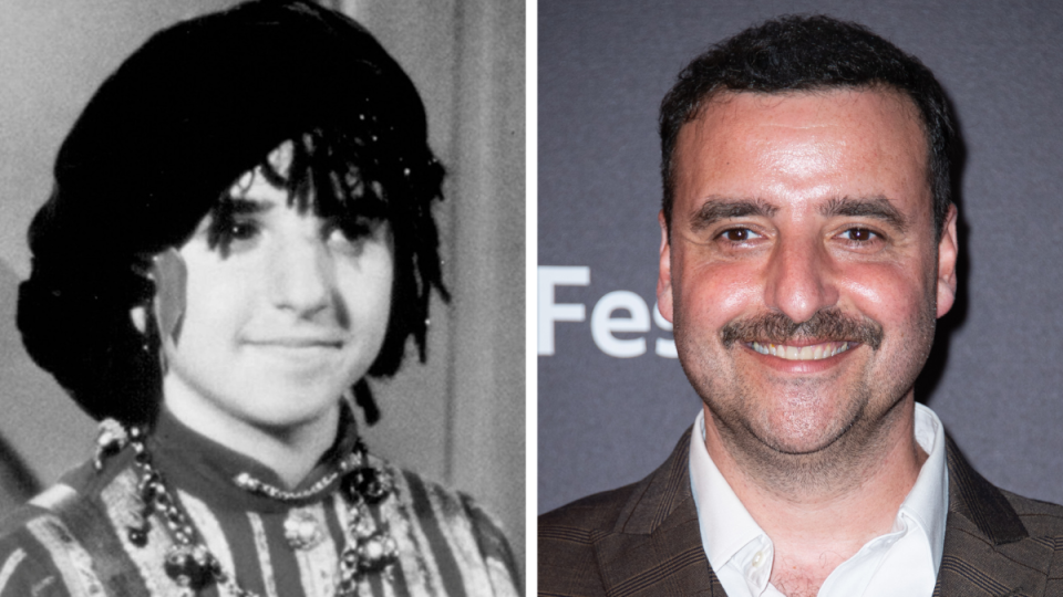 David Krumholtz Left: 1994; Right: 2023