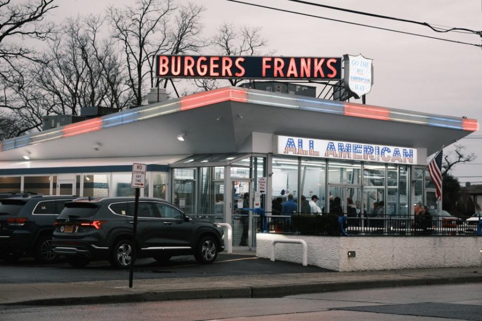 All American of Massapequa is locally renowned for its high quality and cost-friendly burgers, french fries, hot dogs and shakes. Stephen Yang
