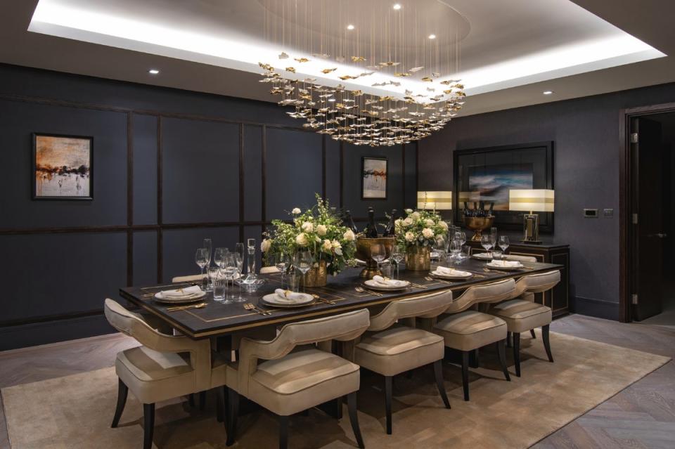 The Regent Penthouse at Paddington’s West Gate End development, offers plenty of room to host lavish dinner parties (Simon John Owen)