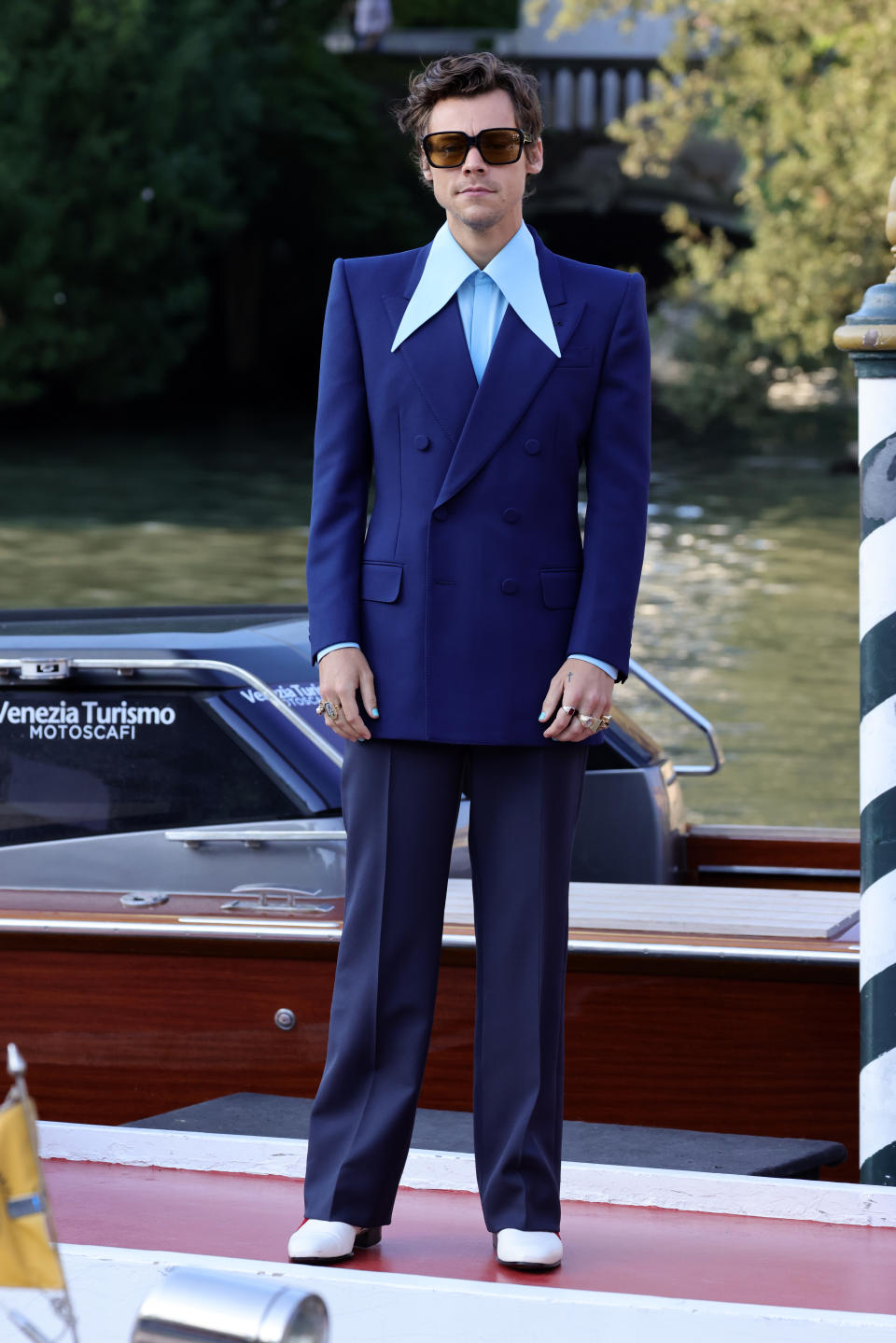 Harry Styles at the 79th Venice International Film Festival. (Getty Images)