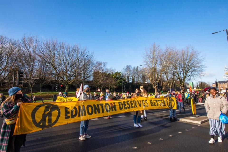 Protests against the Edmonton incinerator (Jonathon Joseland)